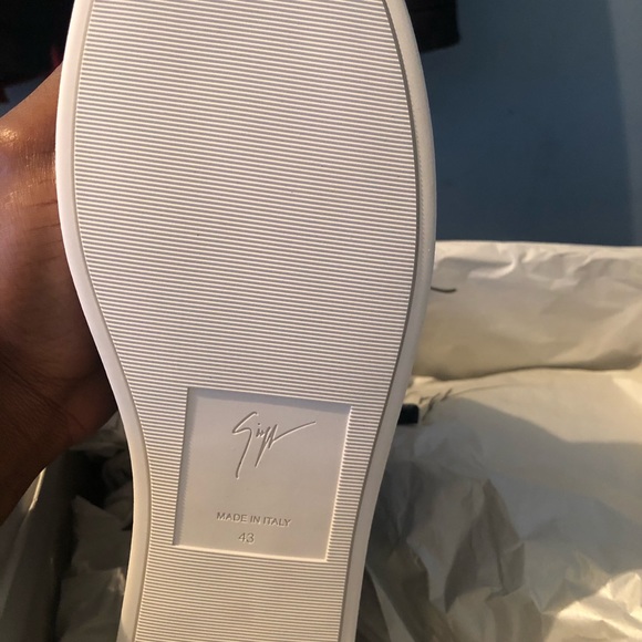 Navy Blue Giuseppes - Picture 6 of 7